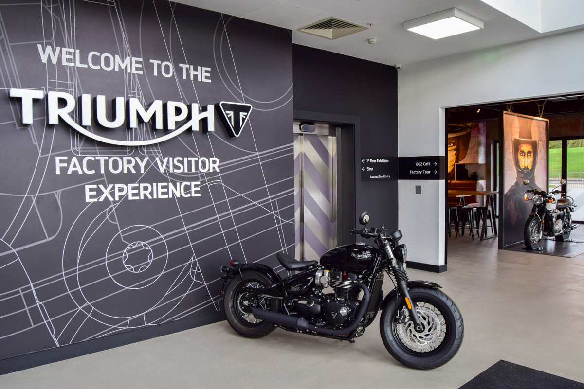 motorcycle factory tour uk