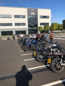 , Inaugural Triumph Factory Tour kicks off.